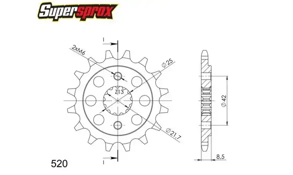 Piño Kawasaki EN 500 Vulcan 16-Z