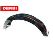 Guardabarros Trasero Derbi Start Negro