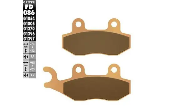 Pastillas Freno Galfer FD086-G1370