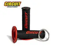 Puños Circuit V Negro Rojo