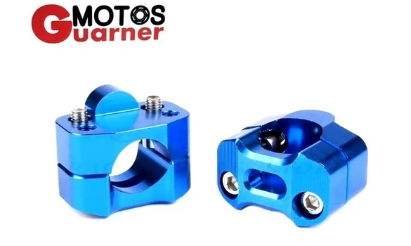 Torretas Manillar Coversion 28 mm Azul