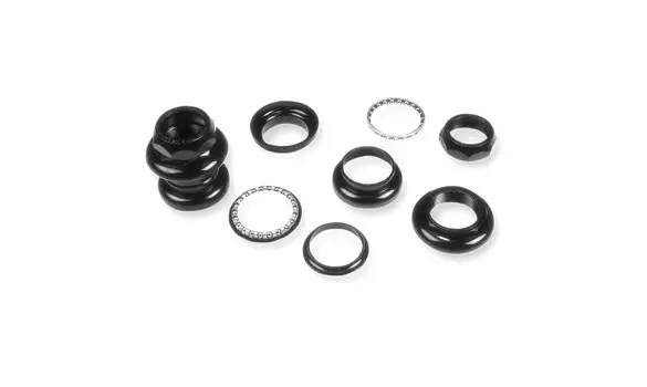 Cazoletas Direccion Rosca 25,4 mm Negro