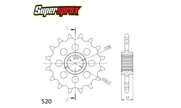Piño Honda CB 500 15-Z JTF1381