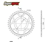 Plato Honda CB 500 40-Z -JTF1225-