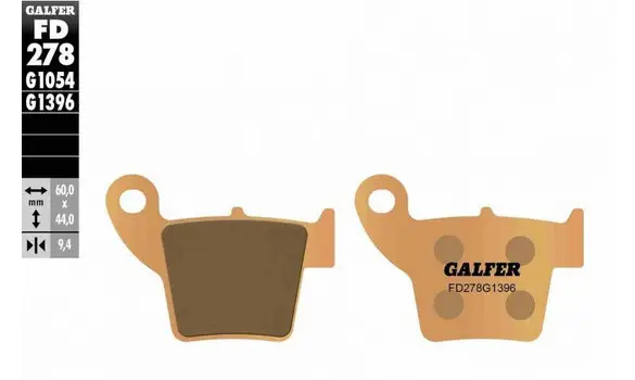 Pastillas Freno Galfer FD278-G1396