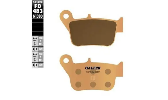 Pastillas Freno Galfer FD483-G1380 218HF