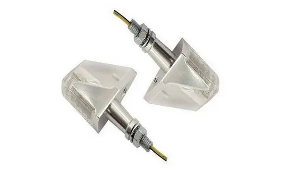 Intermitentes Leds Aluminio Gris