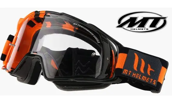 Gafa MT Off Road MX Evo Stripes Naranja