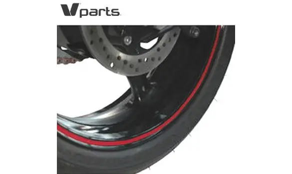 Adhesivo Para LLanta Rojo Fluor