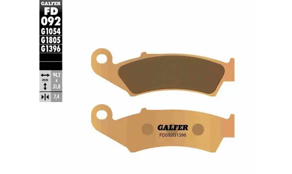 Pastillas Freno Galfer FD092-G1396 -P139