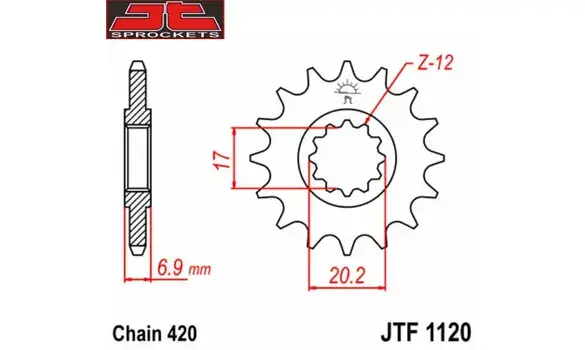 Piño AM6 12-Z -JTF1120-