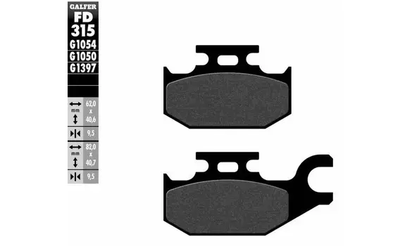 Pastillas Freno Galfer FD315-G1050 196HF