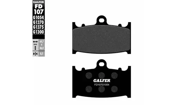 Pastillas Freno Galfer FD107-G1054
