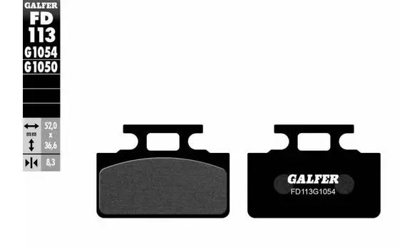 Pastillas Freno Galfer FD113-G1054 -P110