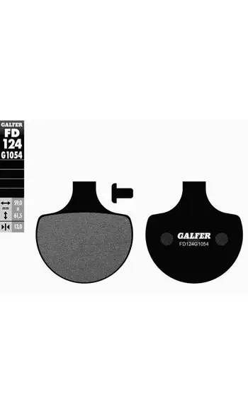 Pastillas Freno Galfer FD124-G1054