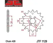 Piño Derbi GPR 50/Senda 50 15-Z -JTF1129