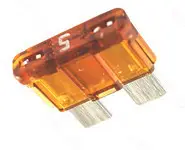 Fusible Lama 5 Amperios Naranja