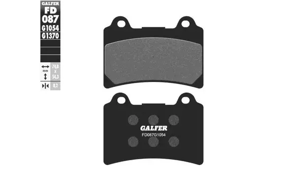 Pastillas Freno Galfer F087-G1054