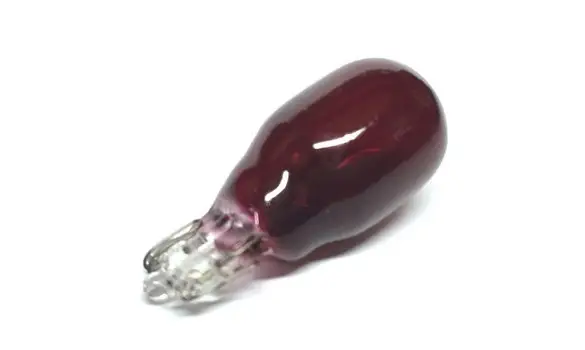 Lampara Cuña T13 12V 10W Roja