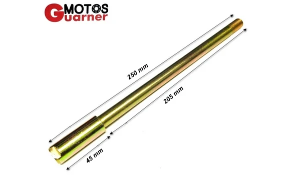 Eje Rueda Delantera Derbi Hunter 12x250