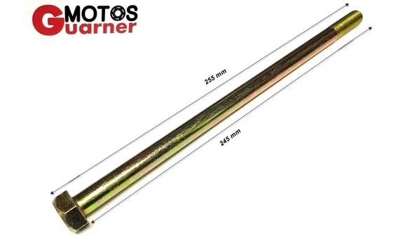 Eje Rueda Trasera Derbi Senda 12x255