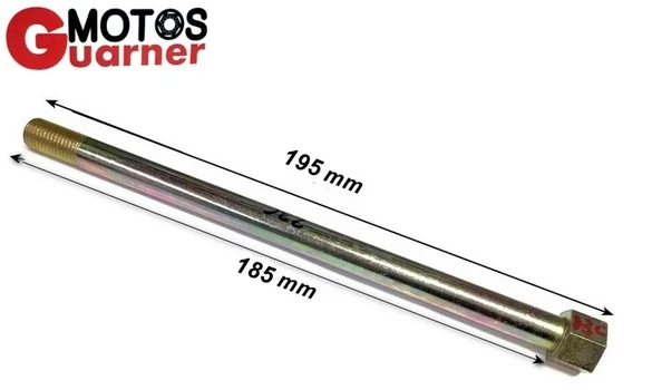 Eje Rueda Delantera Derbi Variant 12x195