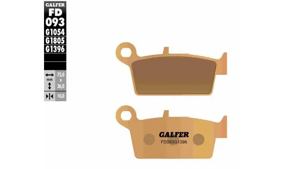 Pastillas Freno Galfer FD093-G1396 -P144