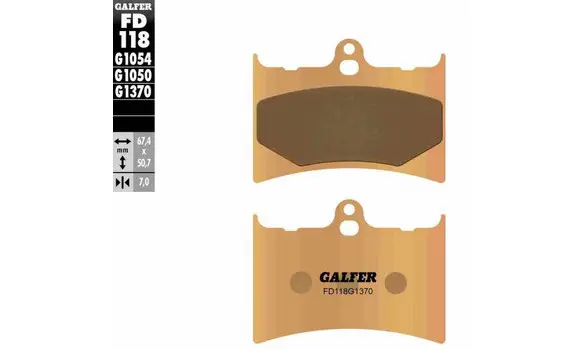 Pastillas Freno Galfer FD118-G1370