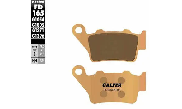 Pastillas Freno Galfer FD165-G1396 -P175