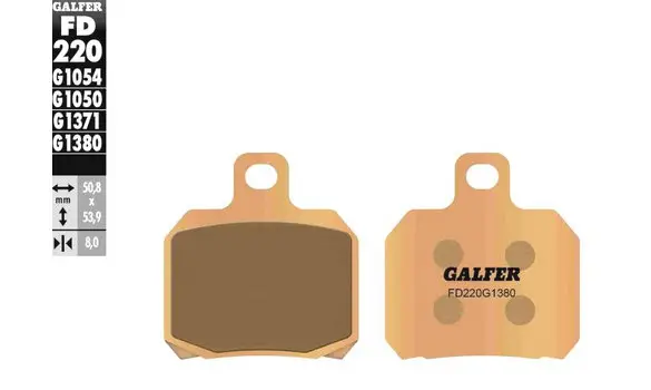 Pastillas Freno Galfer FD220-G1371 -P157