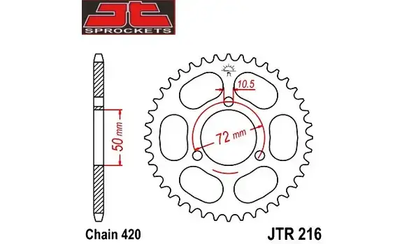 Plato Honda NSR 50/75 45-Z