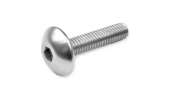 6 Tornillos 6x30 Allen C/Alomada Plata