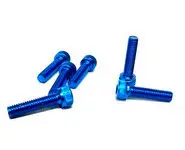 6 Tornillos Allen 6x45 Azul