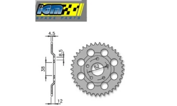 Plato Puch Minicross Gazella Borrasca