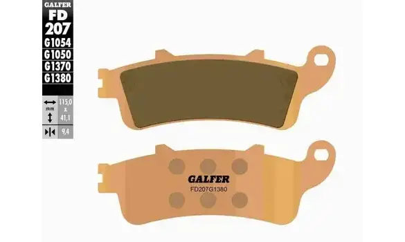 Pastillas Freno Galfer FD207-G1380 -P147