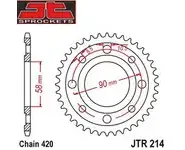 Plato Honda MBX 75 36-Z