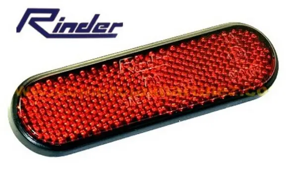 Captafaro Ovalado Rojo Adhesivo