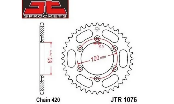 Plato Rieju RR 50 / RJ Spike 50 AM6