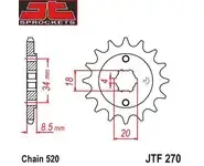 Piño Honda CMX 250 Rebel 14-Z -JTF270-
