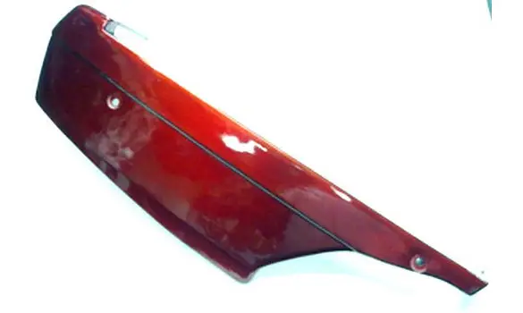 Tapa Motor Vespino NLX Rojo Metal Izquie