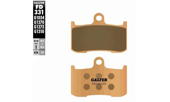Pastillas Freno Galfer FD331-G1370