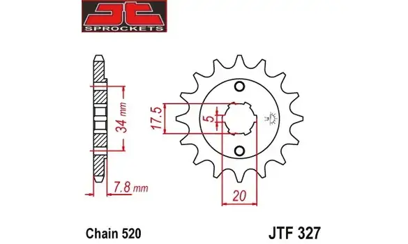 Piño Honda NSR 125 12-Z -JTF327