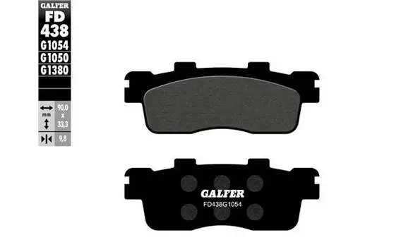 Pastillas Freno Galfer FD438-G1054 204HF