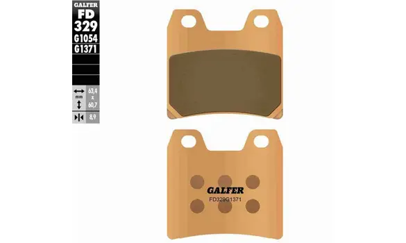 Pastillas Freno Galfer FD329-G1371