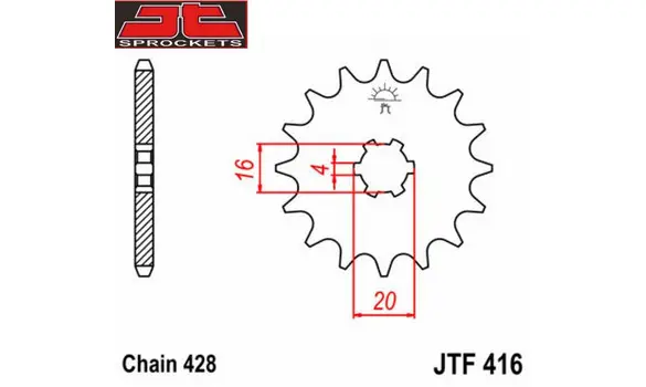 Piño Suzuki RM 85 13 Dientes