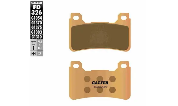 Pastillas Freno Galfer FD326-G1370