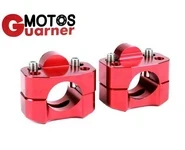 Torretas Manillar 22-28 mm Rojas 2 Unid