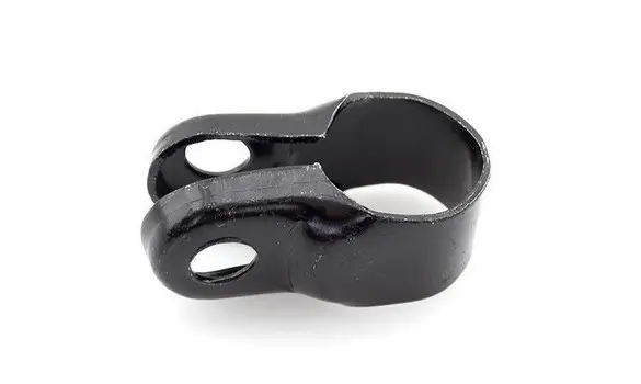 Abrazadera Espejo Redondo Negro