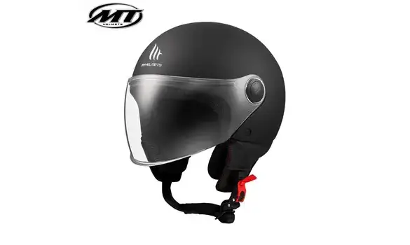 Casco MT Street S Negro Mate Talla XXS
