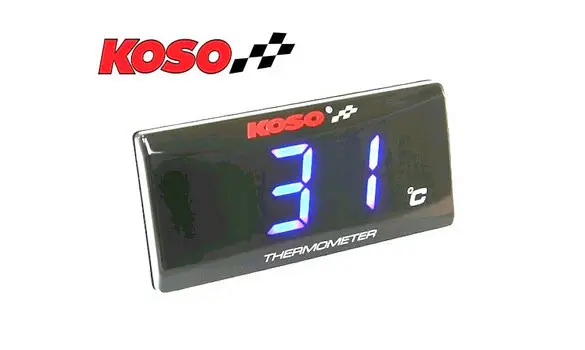 Reloj Temperatura Koso Super Slim Azul